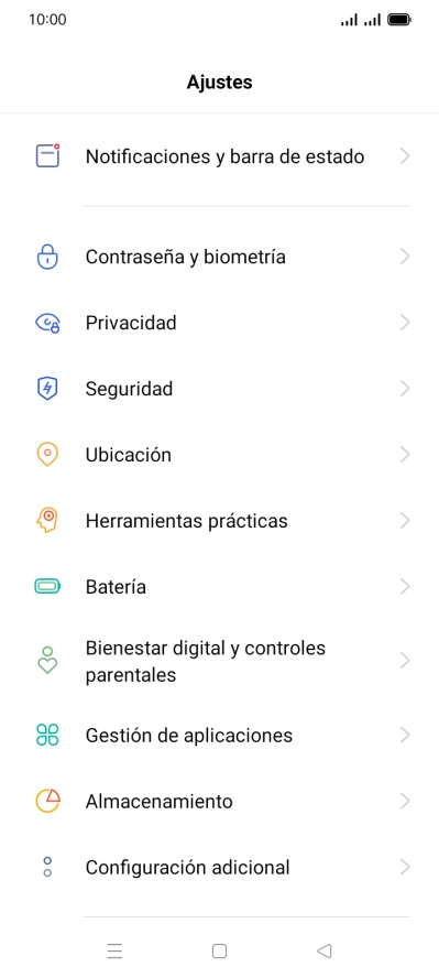 Pulsa Gestión de aplicaciones.