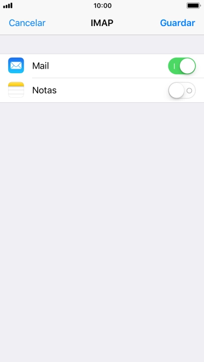 Pulsa Guardar. Ahora se ha configurado tu cuenta de correo electrónico. Si deseas seleccionar más ajustes del servidor de correo de entrada o de salida, continúa con los pasos siguientes.
