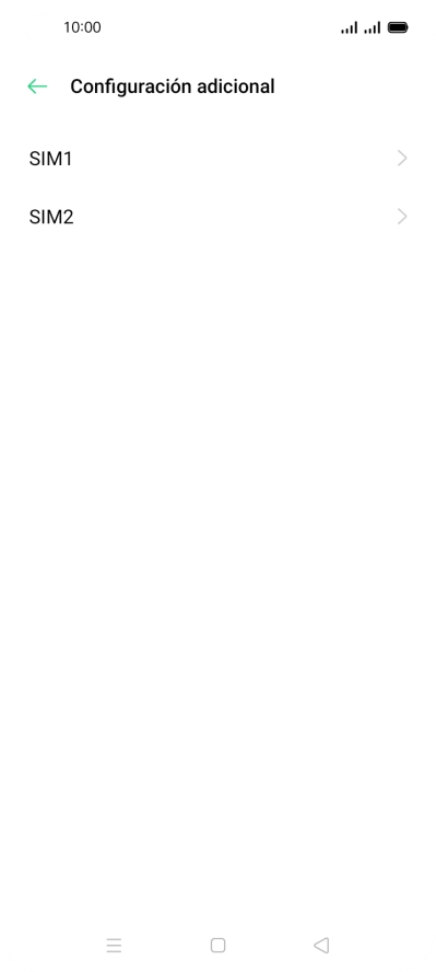 Pulsa la tarjeta SIM deseada. Pulsa la tarjeta SIM deseada.