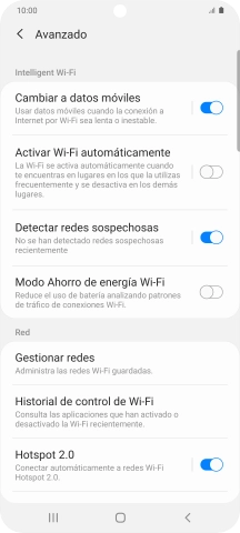 Pulsa el indicador junto a 