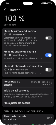 Desliza el dedo hacia arriba desde la parte inferior de la pantalla para terminar y volver a la pantalla de inicio.