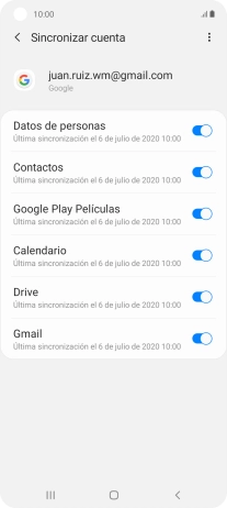 Pulsa la tecla de inicio para terminar y regresar a la pantalla de inicio.