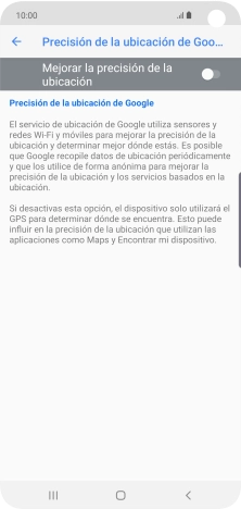 Pulsa el indicador junto a 