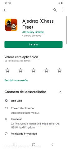 Pulsa la tecla de inicio para terminar y regresar a la pantalla de inicio.