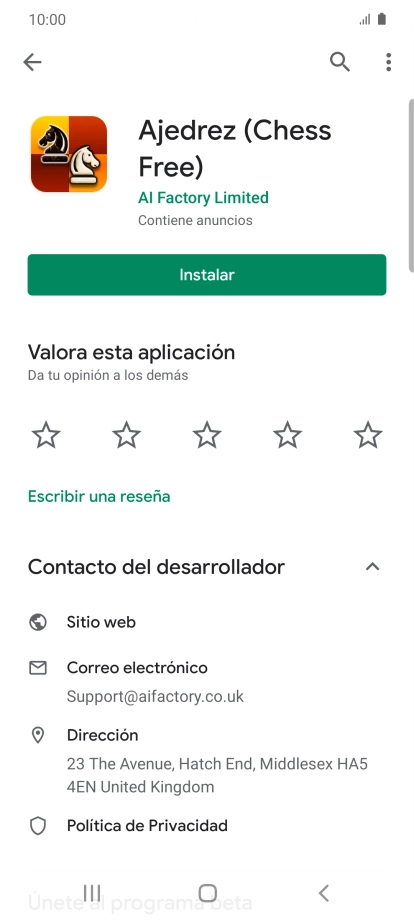Pulsa la tecla de inicio para terminar y regresar a la pantalla de inicio.