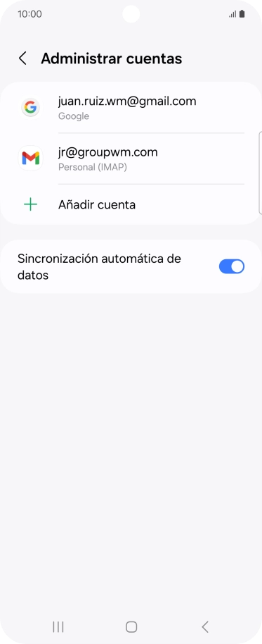 Pulsa la tecla de inicio para terminar y regresar a la pantalla de inicio.