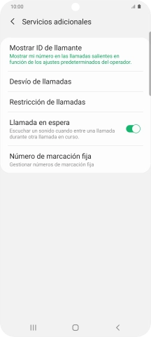 Pulsa Número de marcación fija.