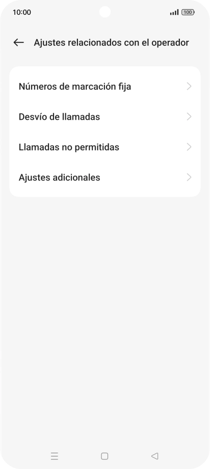 Pulsa Números de marcación fija.