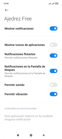 Pulsa el indicador junto a 
