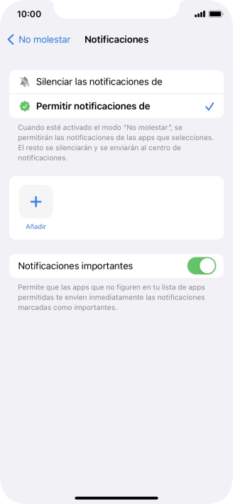 Pulsa el indicador junto a 