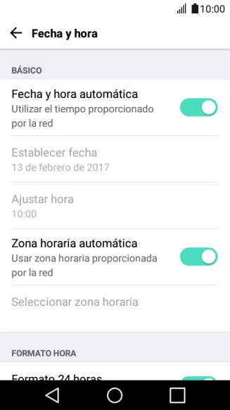 Pulsa la tecla de inicio para terminar y regresar a la pantalla de inicio.