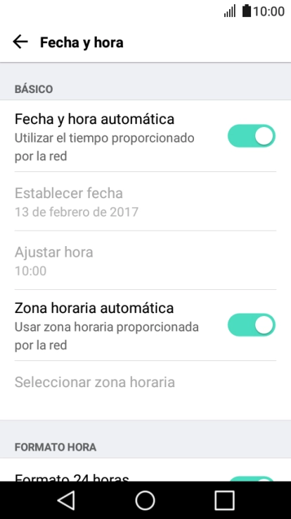 Pulsa la tecla de inicio para terminar y regresar a la pantalla de inicio.