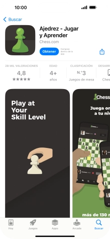 Pulsa Obtener y sigue las indicaciones de la pantalla para instalar la app.