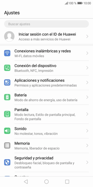 Pulsa Conexiones inalámbricas y redes.