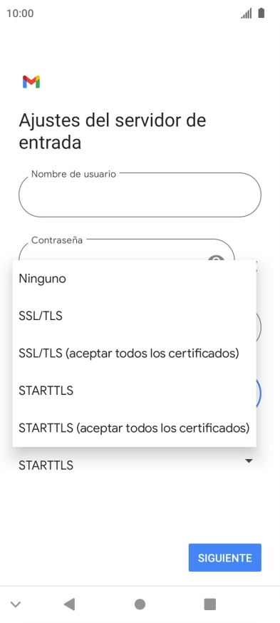 Pulsa SSL/TLS.