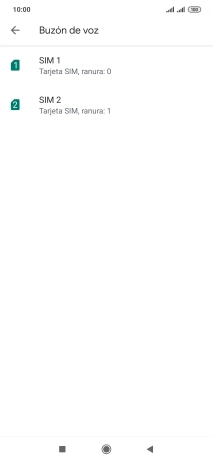 Pulsa la tarjeta SIM deseada.