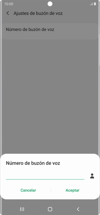 Introduce 22177 y pulsa Aceptar.