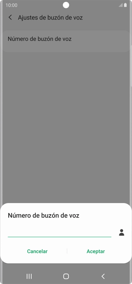 Introduce 22177 y pulsa Aceptar.