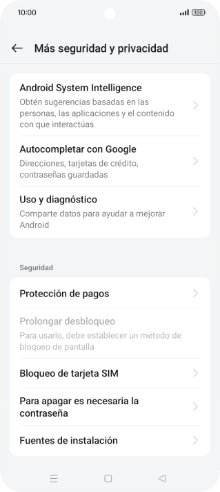 Pulsa Bloqueo de tarjeta SIM.