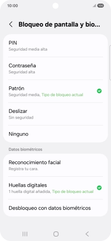 Pulsa Ninguno.