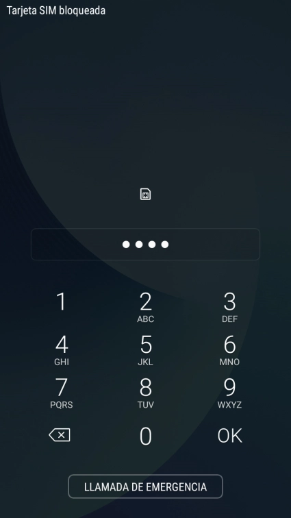Si lo solicita el teléfono, introduce el código PIN y pulsa OK.