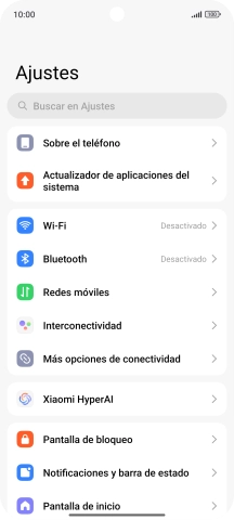 Pulsa Redes móviles.