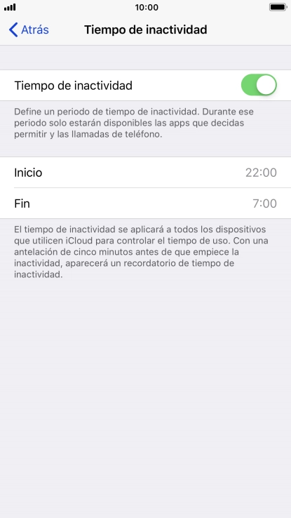 Pulsa la flecha hacia la izquierda.
