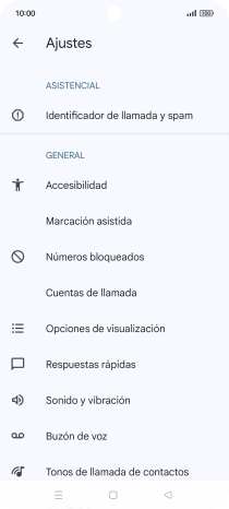 Pulsa Cuentas de llamada.