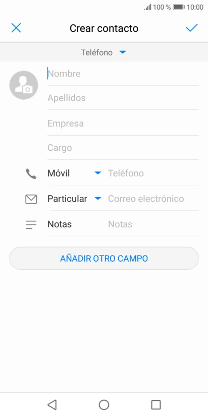 Pulsa la lista desplegable de la guía.