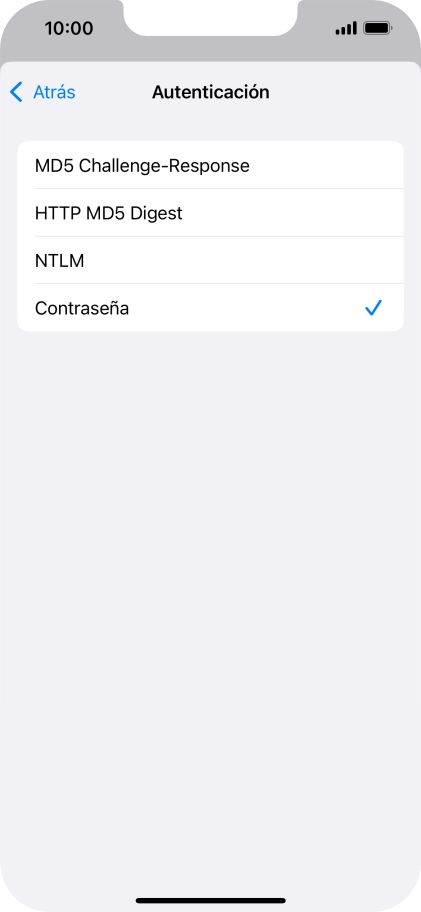 Pulsa Contraseña.