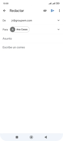 Pulsa Asunto e introduce el asunto deseado.