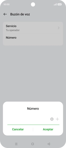 Introduce 22177 y pulsa Aceptar.