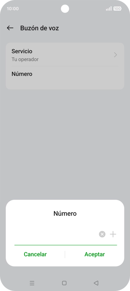 Introduce 22177 y pulsa Aceptar.