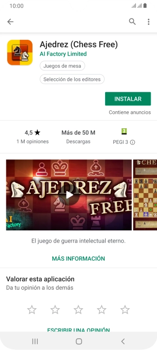 Pulsa INSTALAR y sigue las indicaciones de la pantalla para instalar la app.