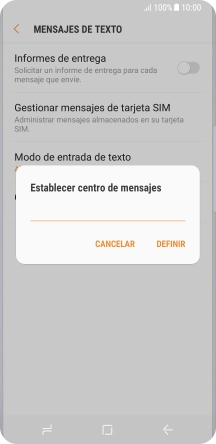 Introduce +34607003110 y pulsa DEFINIR.
