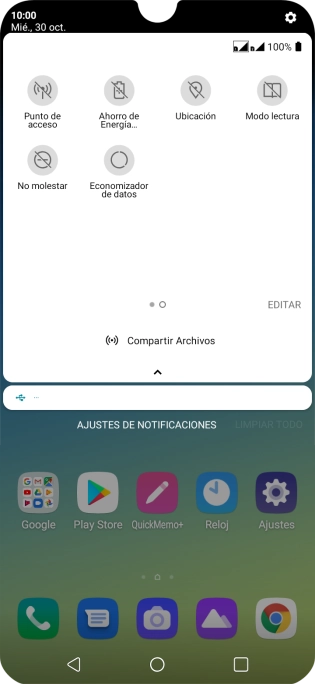 Pulsa Ahorro de Energía....