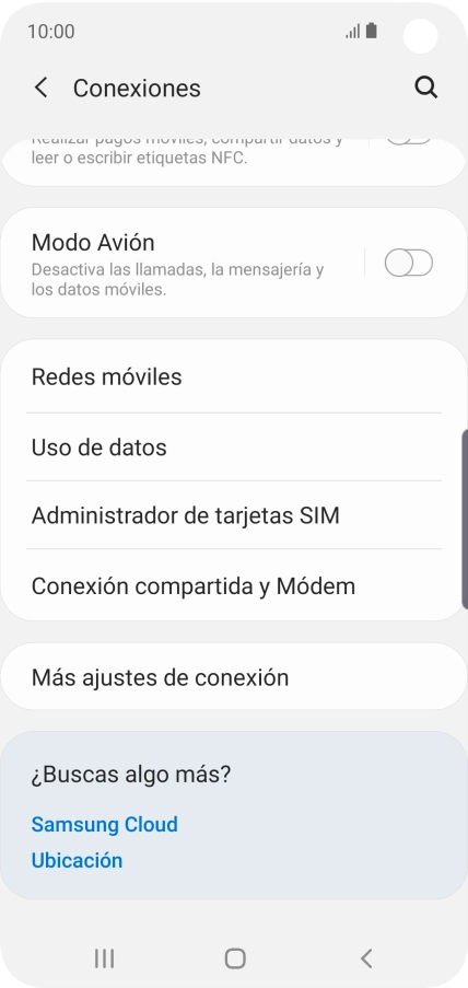 Pulsa Uso de datos.