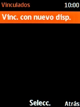 Selecciona Vinc. con nuevo disp.. Selecciona Vinc. con nuevo disp..