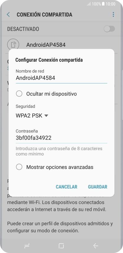Pulsa en el campo bajo 