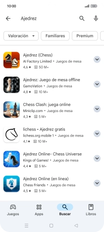 Pulsa la app deseada.