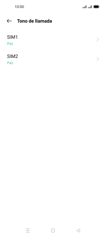 Pulsa la tarjeta SIM deseada.