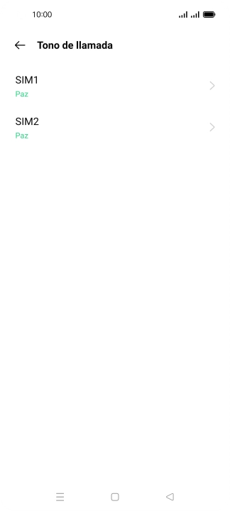 Pulsa la tarjeta SIM deseada.