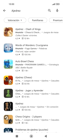 Pulsa la app deseada.