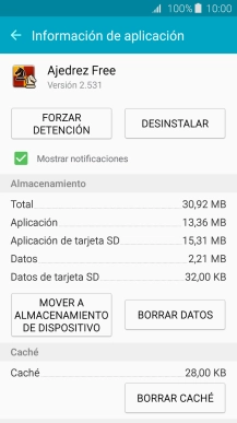 Pulsa la tecla de inicio para terminar y regresar a la pantalla de inicio.