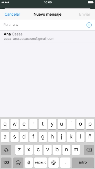 Pulsa el contacto deseado.