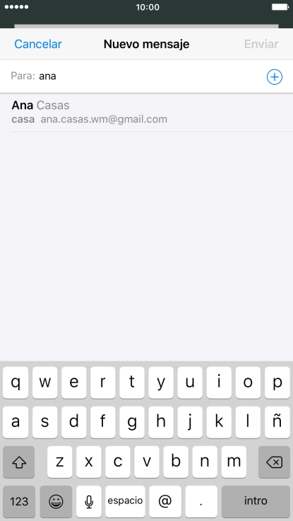 Pulsa el contacto deseado.