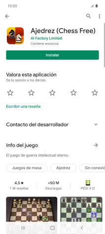 Pulsa la tecla de inicio para terminar y regresar a la pantalla de inicio.