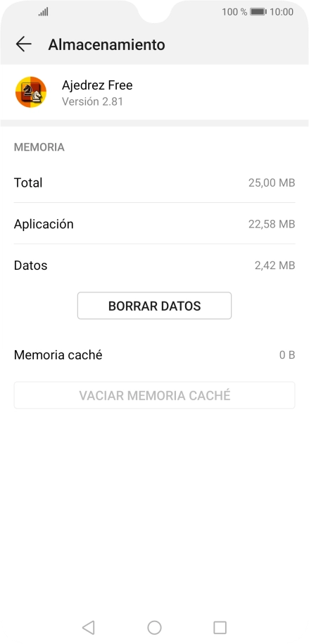 Pulsa la tecla de inicio para terminar y regresar a la pantalla de inicio.