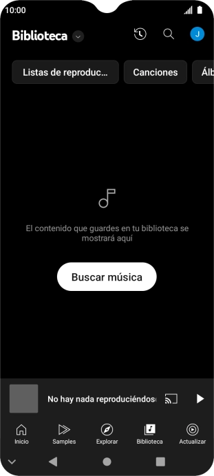 Pulsa la lista desplegable.