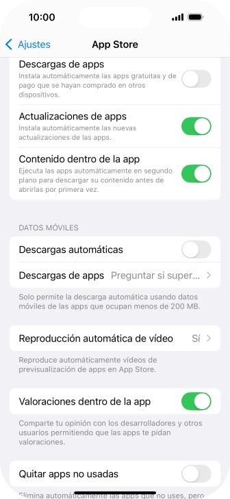Pulsa el indicador junto a 